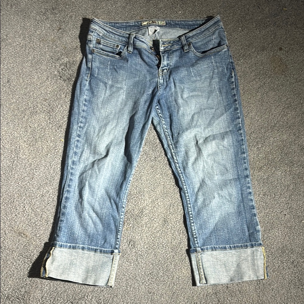 Low Wasited Jean Capris